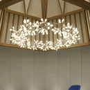Nordic Rose Gold Firefly Chandelier Pendant Lamp for Living Room by Ljojo