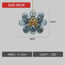 Nordic Glass Bubble Ceiling Chandelier for Living Room | Modern Pendant Lights by Ljojo
