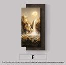 3D Sandstone Landscape Painting - Modern Corridor Decoration Wall Lamp by Ljojo