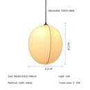Ljojo Minimalism Wabi Sabi LED Pendant Light Modern Dining Room Hanging Lamp Luminaria