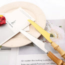 Ljojo 20-Piece Bamboo Handle Stainless Steel Cutlery Set