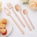 Ljojo 24-Piece Stainless Steel Cutlery Set in Matte Black Finish