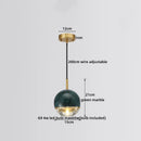 Ljojo Marble Copper LED Pendant Lamp for Modern Interiors