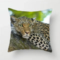 Cheetah Leopard Print Decorative Cushion Cover By Ljojo