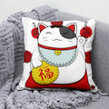 Ljojo Lucky Cat Japanese Style Sofa Bed Pillow Cover: Mount Fuji Japanese Art