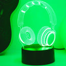 Gaming Headset 3D Night Light for Bedroom Game Room | Ljojo