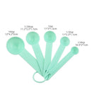 Ljojo Measuring Spoon Set - Kitchen Baking Tools - Multi-Purpose Plastic Handles