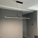 Ljojo LED Strip Chandelier for Restaurant Tea Room Office Bar Bedroom Living Dining