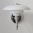 Ljojo LED Glass Wall Lamp - Nordic Design Bedroom Lighting - Replaceable Bulb