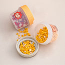 Ljojo Mini Pill Box with Handle: Clear Sealed Moisture-Proof Medicine Organizer