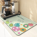 Easter Rabbit Print Kitchen Drying Mat Set by Ljojo