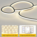 LED Ceiling Light Thin Design Intelligent Pebble Lamp Study Lighting Fixtures by Ljojo