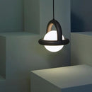 Ljojo LED Pendant Lights Acrylic Ball Black White Green Red Yellow Metal G4 Bulb