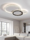 Ljojo Light Luxury Crystal Ceiling Chandelier for Living Room and Bedroom