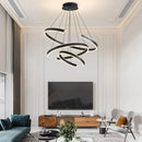 Ljojo LED Chandelier: Modern Minimalist Home Lighting for Living Room, Bedroom, Kitchen