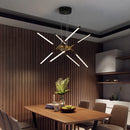 Ljojo Line Chandelier: Simple, Personalized Fashion for Living Room, Bedroom, Bar, Restaurant