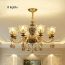 Ljojo Luxury Crystals Chandelier for Dining Living Room Bedroom Atmosphere