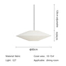 Nordic Simple Fabric Led Pendant Lamp Chandelier E27 Lighting - Ljojo