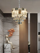 Ljojo Luxury Crystal Chandelier: High End Bedroom Living Room Pendant Light