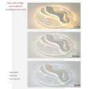 LED Ceiling Light for Bedroom Remote Control Dimmable Romantic Warm White Glow Soundproof Ljojo