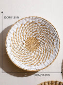 Boho Hand Woven Wall Basket for Home Decor by Ljojo™