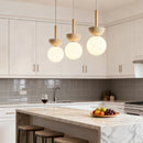 G9 Bulb Pendant Light with Natural Stone - Modern Wire Adjustable Design by Ljojo