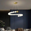 Ljojo Luxury Gold LED Pendant Chandelier for Dining Room & Bedroom