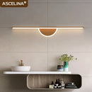 Ljojo LED Long Wall Lamp: Minimalist Nordic Design for Bedroom, Study & Bathroom Lighting