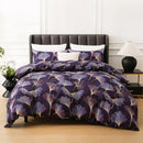 Leaf Plant Duvet Set, Boho Quilt Cover, Home Bedding by Ljojo