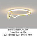 Ljojo LED Ceiling Light: Modern Home Lighting for Living Room Bedroom Dining Study Fixture