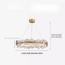 Luxury Crystal Chandelier Modern Led Pendant Light for Living Room Hotel Villa Bedroom Dining Room