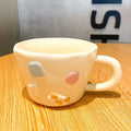 Ljojo Macaron Color Coffee Mug - 400ML Cute Ceramic Cup