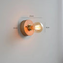 Ljojo Walnut Wood Retro LED Wall Lamp Stylish & Energy Efficient Lighting for Foyer Bedrooms