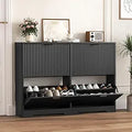 Ljojo™ 4-Drawer Shoe Cabinet with Adjustable Shelves