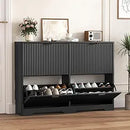 Ljojo™ 4-Drawer Shoe Cabinet with Adjustable Shelves