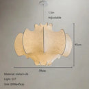 Wabi-sabi Minimalist Cream Silk Chandelier for Home Decor by Ljojo