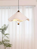 French Medieval Flowers Cloth Pendant Lights Retro Living Room Chandeliers by Ljojo