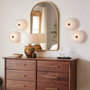 Marble LED Wall Light Natural Stone Sconce for Living Room by Ljojo