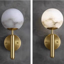 Ljojo Marble Ball Wall Light in Gold, Black, Copper with G9 Bulb for Home and Restaurant Sconce