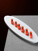 Ljojo Meteorite Beaded Oval Ceramic Dish - Molecular Cuisine & Western-style Plate