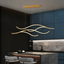 LED Ceiling Chandelier: Minimalist Kitchen Dining Room Pendant Light by Ljojo