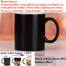 Ljojo Magic Photo Mug Customized with Your Image and Text - Ceramic Tea Cup