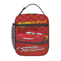 Ljojo Lightning Mcqueen Car Sally Lunch Bag - Portable Thermal Cooler Lunch Box