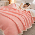 Ljojo Luxury Velvet Blanket, Double-Sided Plush Bed Cover, Warm & Thick Bedspread