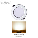 Ljojo™ LED Downlight: 5W-15W Three-color Dimmable Recessed Ceiling Spotlight