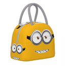 Ljojo Miniones Insulated Lunch Bag - Fun Kawaii Design, Large Capacity Cooler