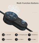 Ljojo Modern Moonlight With Storage Tray Semi Circular Floor Light Eyelash Makeup LED Fixture
