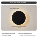 Ljojo LED Touch Sensor Wall Lamp - Modern Minimalist Style for Bedroom, Staircase, Porch