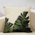 Exotic Tropical Leaf Pattern Pillow Covers by Ljojo - Perfect for Sofa, Bedroom, and Car
