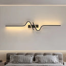 LED Wall Lamp Black 60/80/100cm Indoor Decoration For Bedroom Living Room Sofa - Ljojo